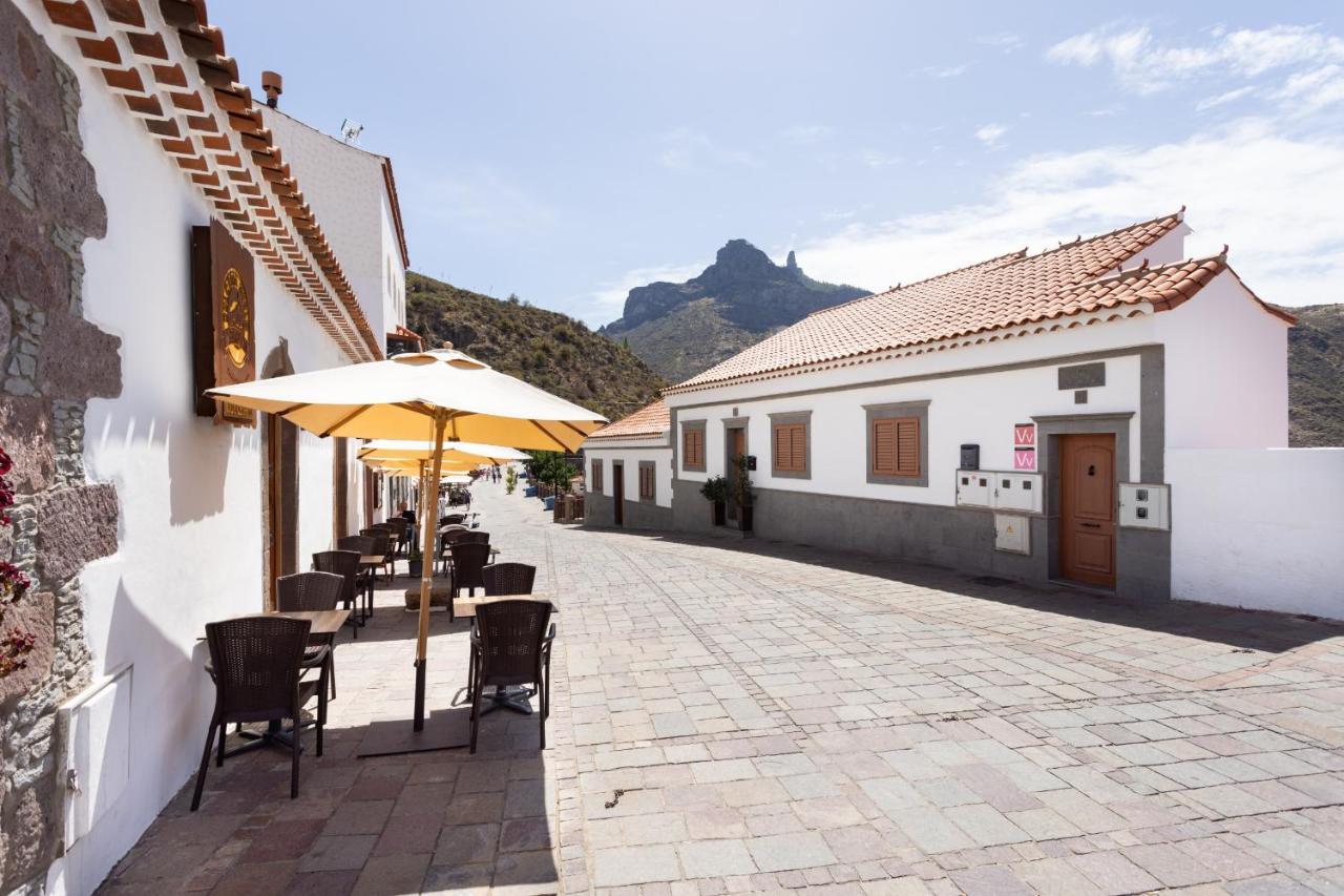 Casa Evaristo With Roque Nublo View Tejeda  Exterior foto